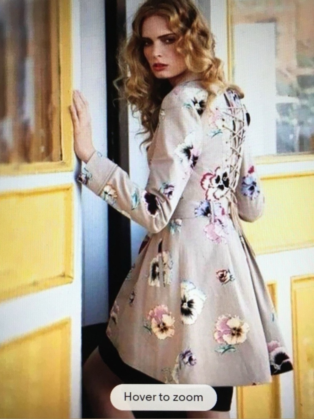 ELEVENSIES | Anthropologie Pansy Corset Trench Coat Aria/Pretty Little Liars